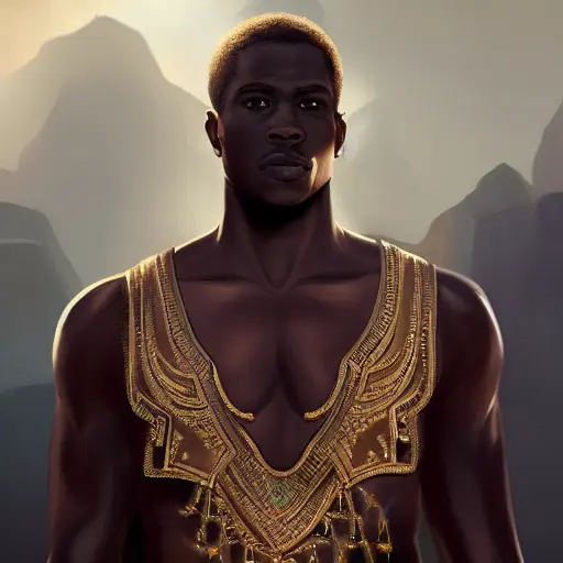 Image example of Black Character Art