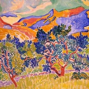 Paint example of Fauvism