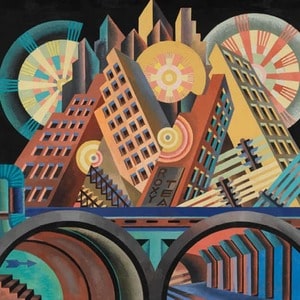 Paint example of Futurism