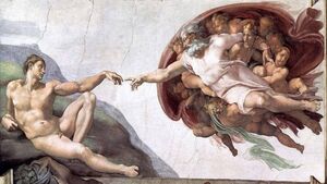 Piece of art by Michelangelo