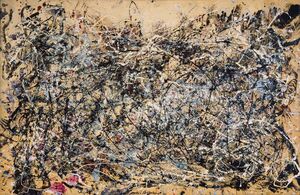 Piece of art by Jackson Pollock