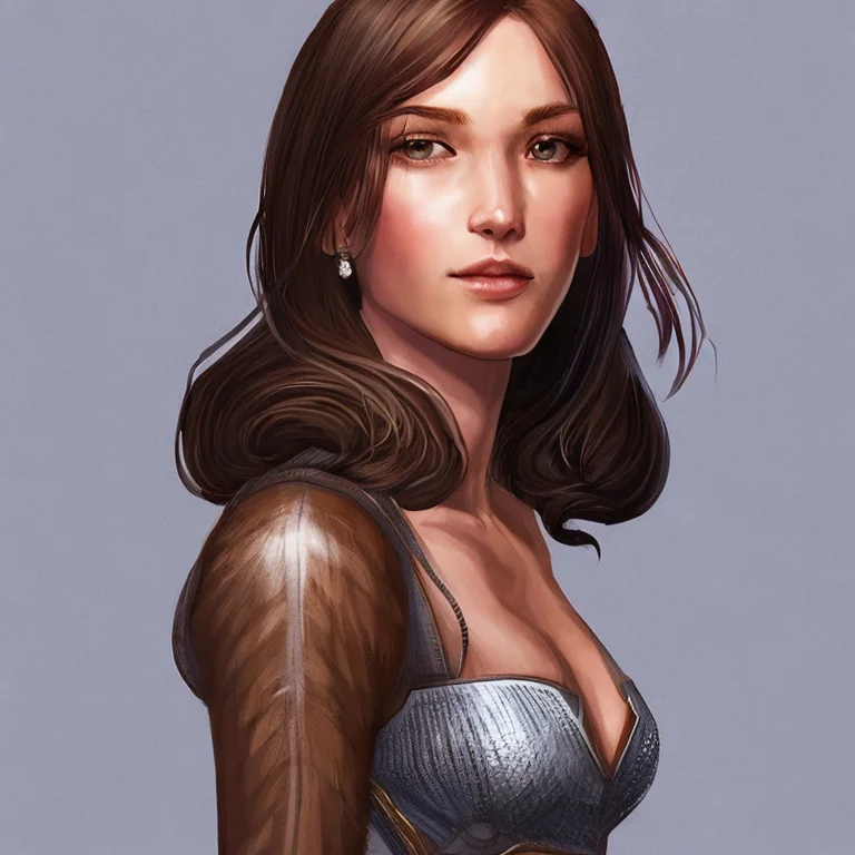 Image example of Female Character Art