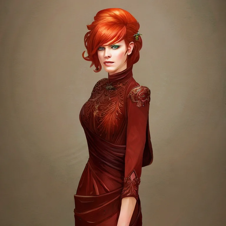 Image example of Modern Female Character Art