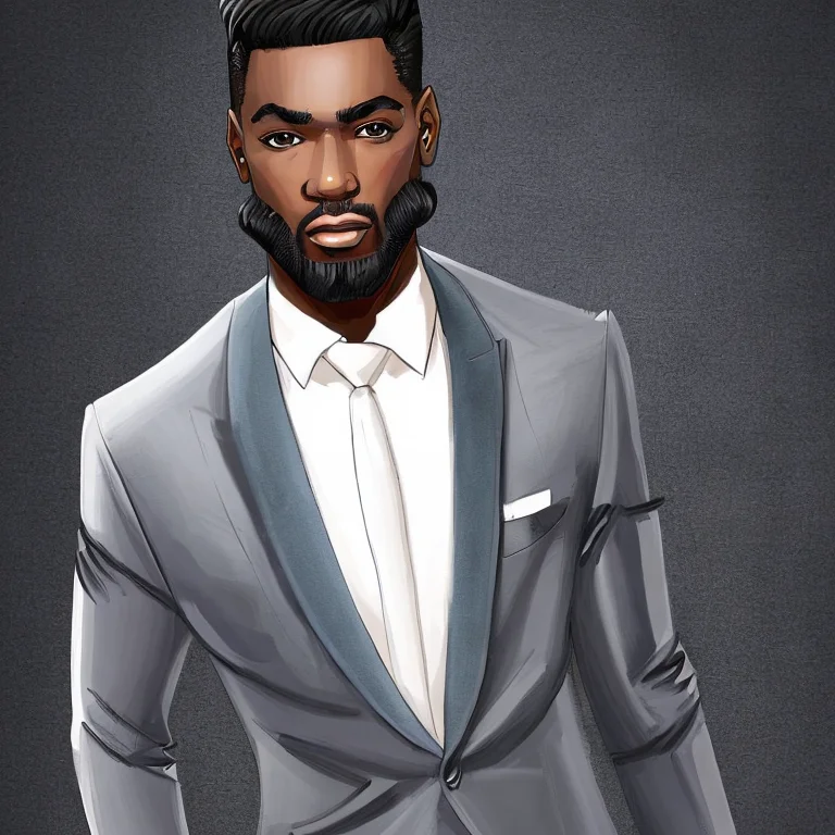 Image example of Modern Male Character Art